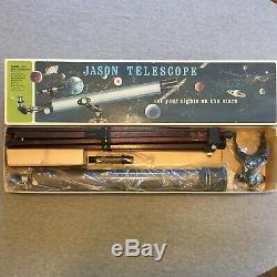 Vintage Jason 325SpaceMaster Astronomical Telescope Made in Japan Wooden Tripod