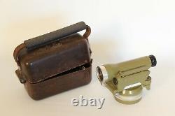 Vintage Kern GKO Dumpy Level in Bakelite Case and With Wooden Tripod