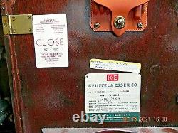 Vintage Keuffel & Esser 74000 Surveying Transit With Wooden Box & Tripod