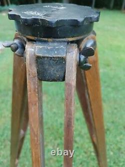 Vintage Keuffel & Esser K & E Wooden Surveyor Tripod Made in USA