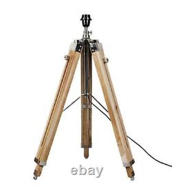 Vintage Living Room Floor lamp Wooden Tripod lamp Collectible Home decor lamps