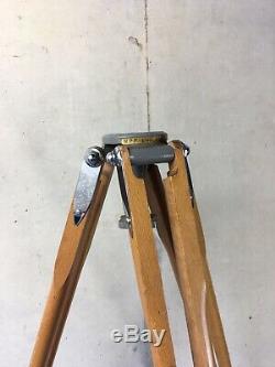 Vintage Mid Century MPP Camera Tripod Wood Extending Leg Micro Precision Product