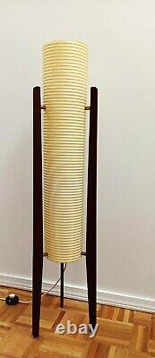 Vintage Mid Century Modern Beehive Tripot Floor Lamp