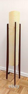 Vintage Mid Century Modern Beehive Tripot Floor Lamp