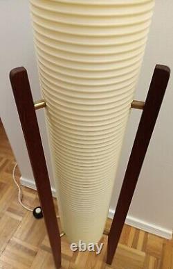 Vintage Mid Century Modern Beehive Tripot Floor Lamp