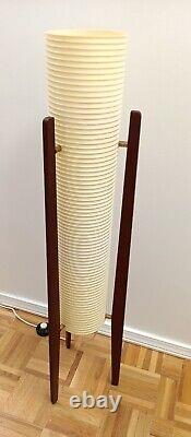 Vintage Mid Century Modern Beehive Tripot Floor Lamp