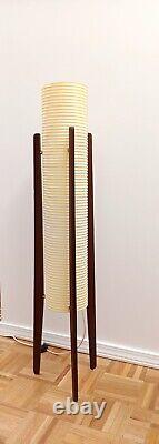 Vintage Mid Century Modern Beehive Tripot Floor Lamp