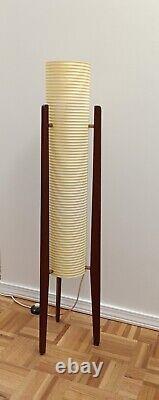 Vintage Mid Century Modern Beehive Tripot Floor Lamp