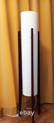 Vintage Mid Century Modern Beehive Tripot Floor Lamp