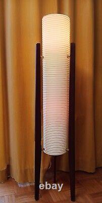 Vintage Mid Century Modern Beehive Tripot Floor Lamp