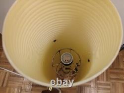 Vintage Mid Century Modern Beehive Tripot Floor Lamp