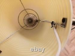 Vintage Mid Century Modern Beehive Tripot Floor Lamp