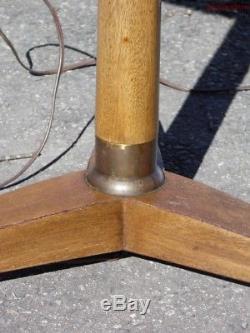 Vintage Mid Century Modern Floor Lamp Table Tripod Base Pole Light MCM Retro