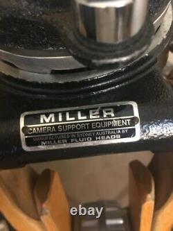 Vintage Miller Wooden Tripod With Miller Head