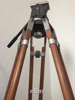 Vintage National Cine Equipment Wooden Tripod