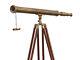Vintage Nautical Design Nautical Telescope With Tripod Stand Watching Brass