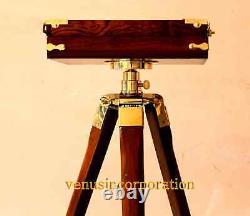 Vintage Nautical Designer Wooden Camera With Tripod Retro Look Nautical Designer