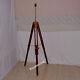Vintage Nautical Wooden Tripod Floor Lamp Handmade Shade Lamp Stand Home Decor