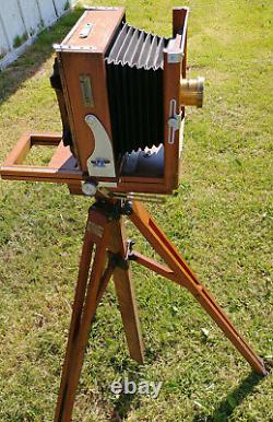 Vintage No. 2 Wood Korona Folding Studio Tripod Stand