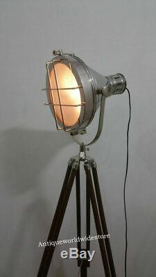 Vintage Old Strand Film Movie Theater Stage Lamp Light Tripod Light decorative