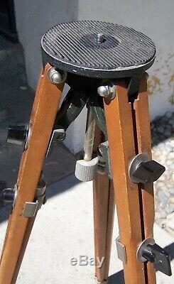 Vintage Otto Engineering Wood Camera Tripod Made In Inglewood California