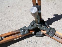 Vintage Otto Engineering Wood Camera Tripod Made In Inglewood California