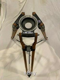 Vintage Professional Wood/Metal Tripod 100mm bowl by Peter Lisand