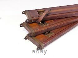 Vintage Quality Wooden Tripod For Plate Camera Thornton Pickard Sanderson Etc G