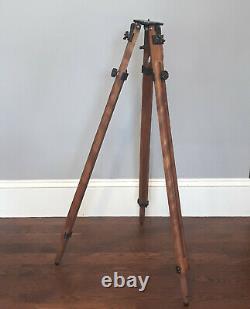 Vintage RIES HOLLYWOOD Tri-Lock Wooden Tripod No. 1200 Model C