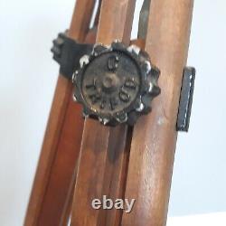 Vintage RIES HOLLYWOOD Tri-Lock Wooden Tripod No. 1200 Model C