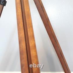 Vintage RIES HOLLYWOOD Tri-Lock Wooden Tripod No. 1200 Model C