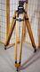 Vintage & Rare Arri Tripod With 100 Mm Ball Head And Wooden Legs