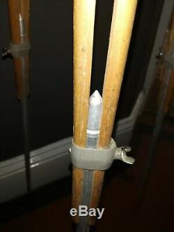 Vintage Rare Wooden & Aluminium W. P. P Camera Tripod