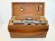 Vintage Sears Craftsman 789 46210 Land Survey Level With Wooden Case And Tripod