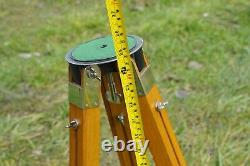 Vintage Soviet Wooden Sliding Tripod Telescopic for Large Format Camera