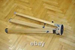 Vintage Soviet Wooden Sliding Tripod Telescopic for Large Format Camera