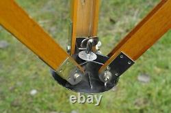 Vintage Soviet Wooden Sliding Tripod Telescopic for Large Format Camera