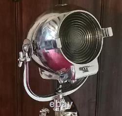 Vintage Strand Electric Patt 123 Theatre Stage Studio Floor Light Lamp + Tripod