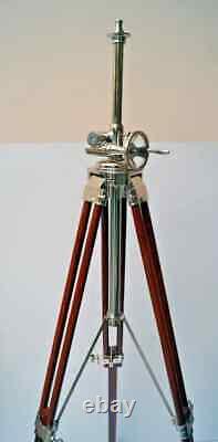 Vintage Style Wooden Tripod Stand Floor Lamp Home Decor Tripod Without Shade