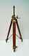 Vintage Style Wooden Tripod Stand Floor Lamp Home Decor Without Shade