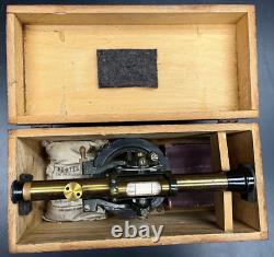 Vintage Surveyors Tools- Craftsman 304.1 Transit, D. White Compass, Adj. Tripod