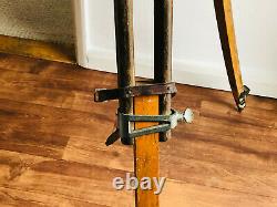 Vintage Surveyors Tripod Old Wooden Tripod Suitable for Lamp Etc