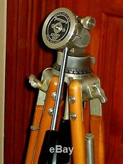 Vintage Swiss Bolex Paillard Movie Camera/video Tripod Beautiful Near Mint