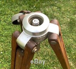 Vintage Swiss Kern Wooden Tripod Theodolite/strand Theatre Light/ Lamp Stand