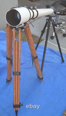 Vintage Tasco Astronomical Telescope D=76.2mm f=1200mm Wooden Tripod Japan