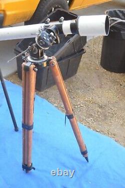 Vintage Tasco Astronomical Telescope D=76.2mm f=1200mm Wooden Tripod Japan