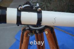 Vintage Tasco Astronomical Telescope D=76.2mm f=1200mm Wooden Tripod Japan