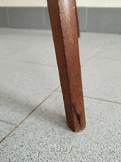 Vintage Tripod Coffee Table 1950s Marquetry Rockabilly