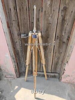 Vintage Tripod Floor Shade Lamp stand Handmade Home Decor Nautical Lamp