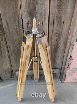 Vintage Tripod Floor Shade Lamp stand Handmade Home Decor Nautical Lamp